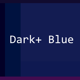 Dark+ Blue Theme (VS2026)